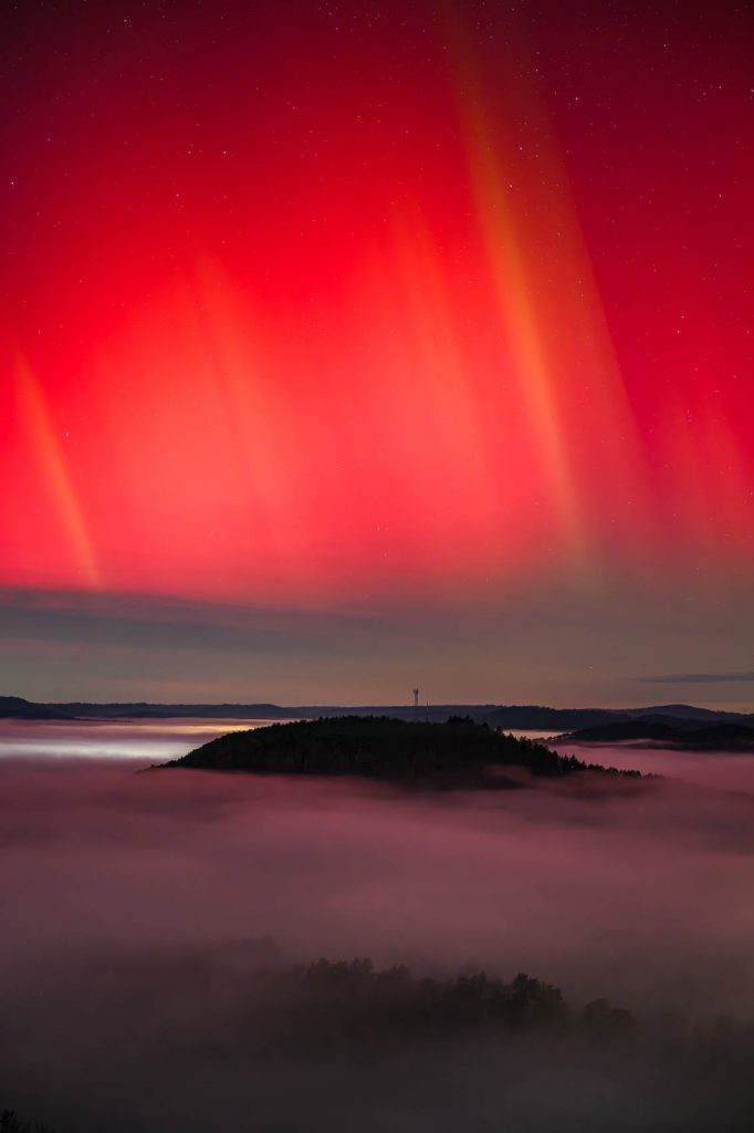 polarlichter pfälzerwald
