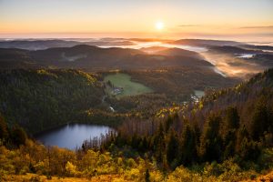 Sonnenaufgang am Feldberg, Schwarzwald