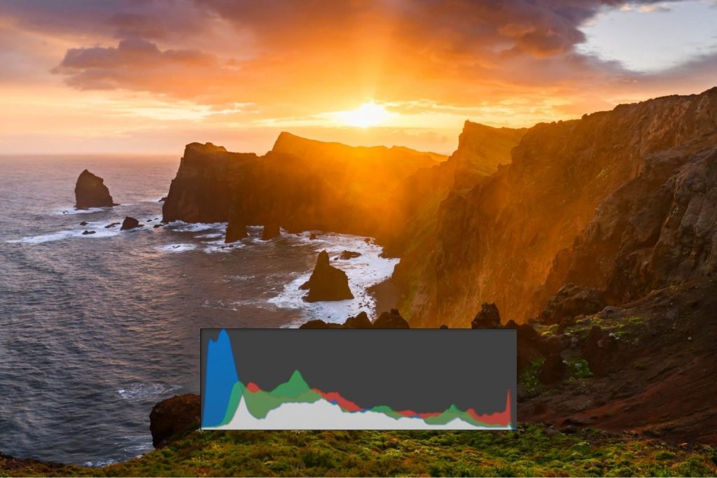 histogramm sonnenaufgang