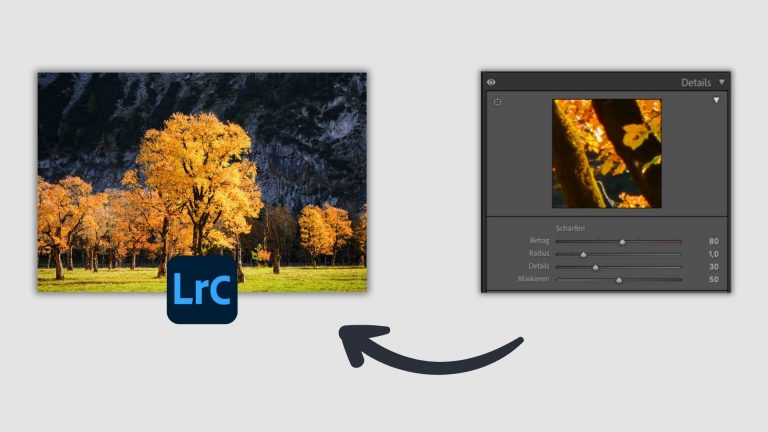 bilder in lightroom schärfen