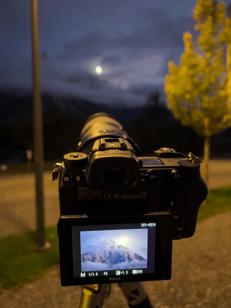 mond fotografieren