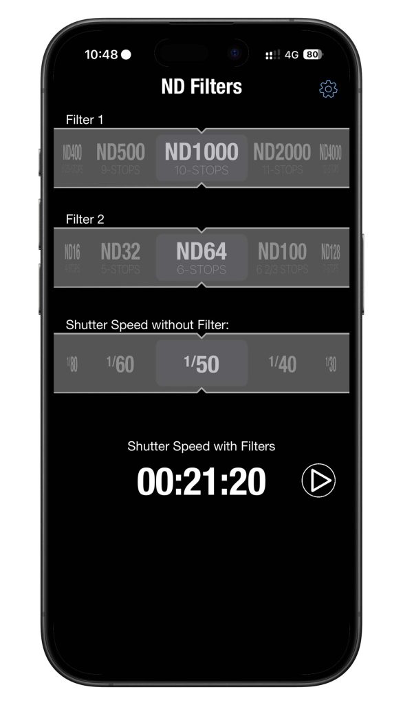 nd filters app